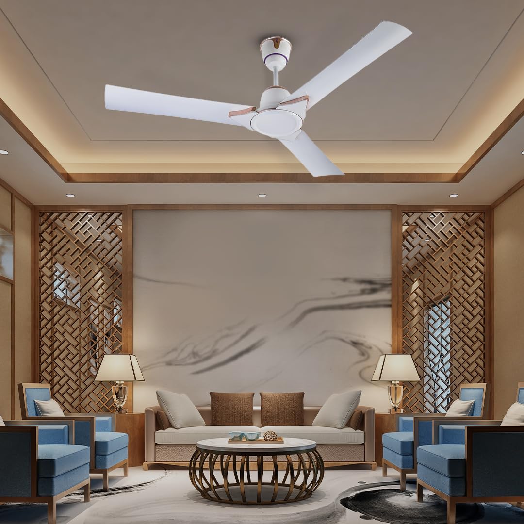 EcoLink AiroSleek 1200 mm Decorative Ceiling Fan | 1 Star (Silver Mist)-3