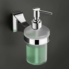 Plantex Liquid Soap Dispenser for Bathroom/Pure Brass Shampoo Dispenser/Handwash Dispenser/Bathroom Accessories - Pack of 1 (APS-DL-07, Chrome)-1