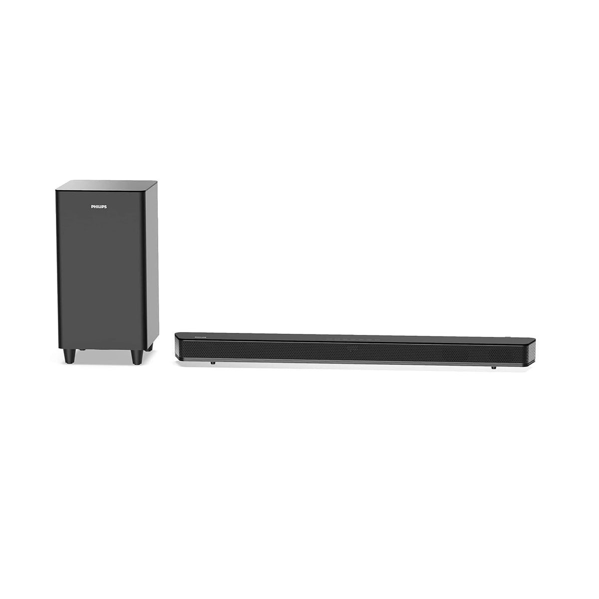 Philips Audio HTL8162 2.1 Channel 160W Bluetooth Soundbar with Wireless Subwoofer, HDMI ARC, Metal Grille
