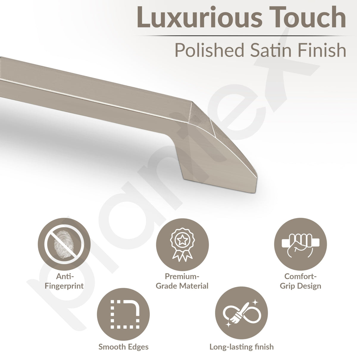 Plantex Cabinet Handle/96mm Handle for Cabinet/Wardrobe/Kitchen Handle/Door Pull-Push Handle for Home/Office - Pack of 1 (Satin) (Model APS-DTC-3780)