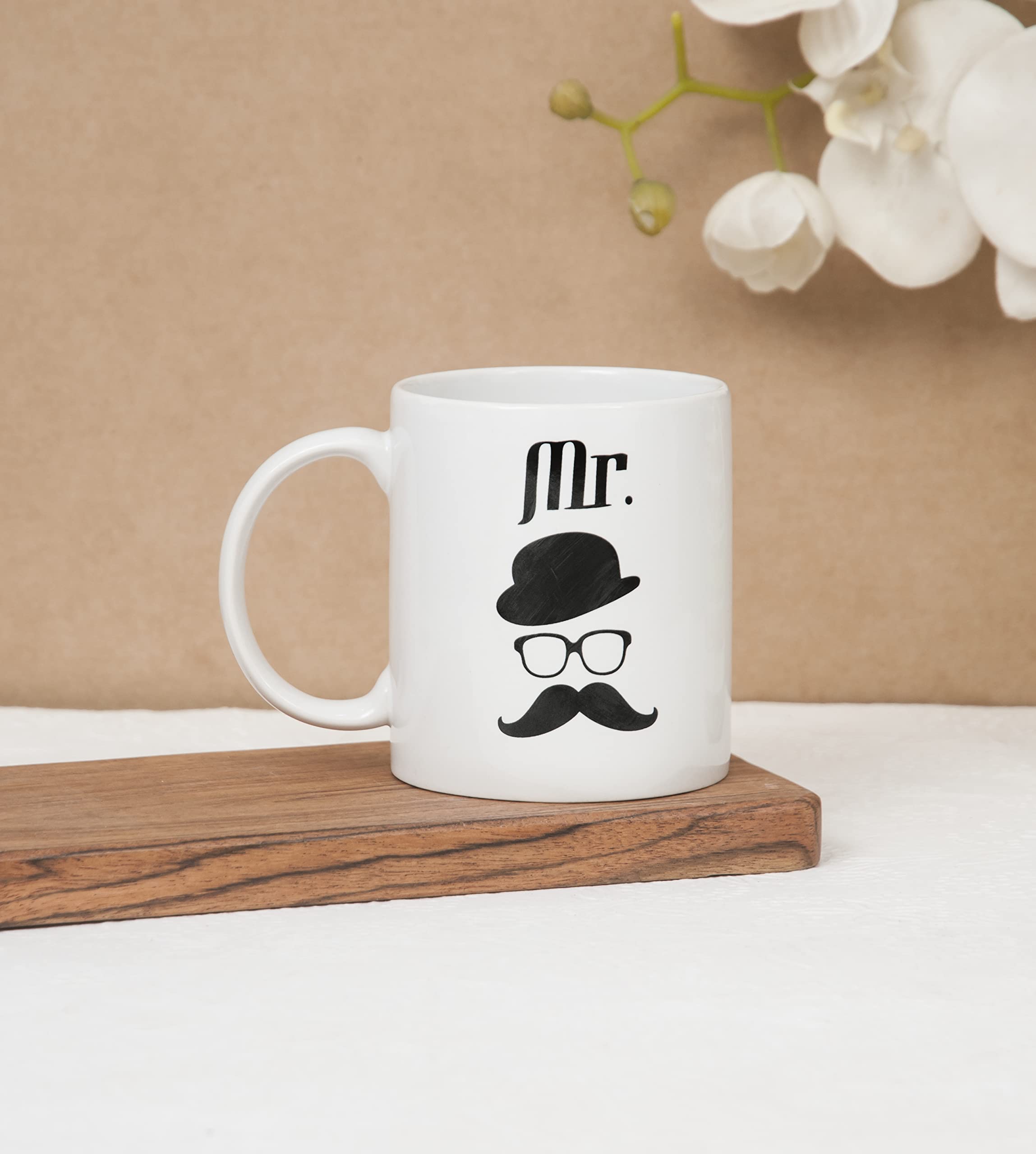 Clay Craft Ceramic Cc Mm1 Swiss Rez1 Microwave Safe Coffee Mug with Good Morning Quote, 300 ML