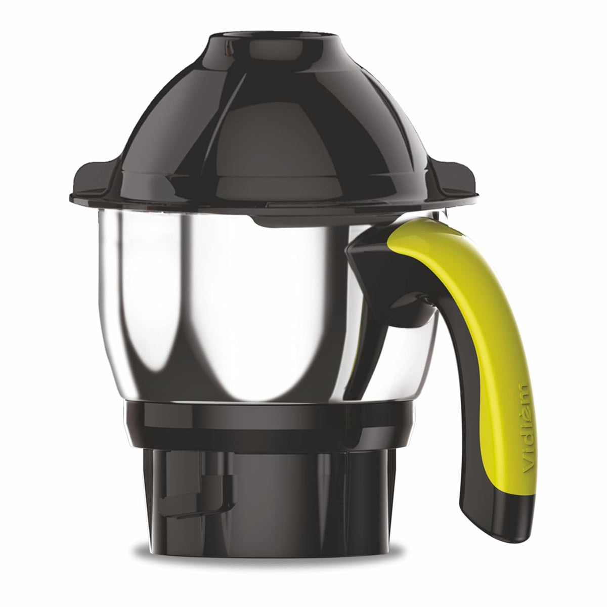 Vidiem Eva Citron Mixer Grinder 650W with 3 Jars (1.5L, 0.75L, 0.4L) | ARIA Cool Tec Motor | Self-Locking Jars | Dynamic