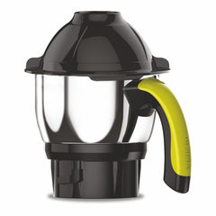Vidiem Eva Citron Mixer Grinder 650W with 3 Jars (1.5L, 0.75L, 0.4L) | ARIA Cool Tec Motor | Self-Locking Jars | Dynamic