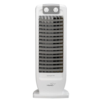 V-Guard Veemagik Neo 17 (43.5cm) Tower Fan | 1300 RPM | 2401 CFM Air Flow | (Grey White) | 18-Months Warranty