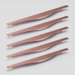 Plantex Profile Handle for Kitchen Cabinet/16 Inch Aluminium Drawer Profile Handle/Wardrobe Pull Handle for Home/Office/Hotel - Pack of 5 (Rose Gold) (Model APS-PF-1001)-1