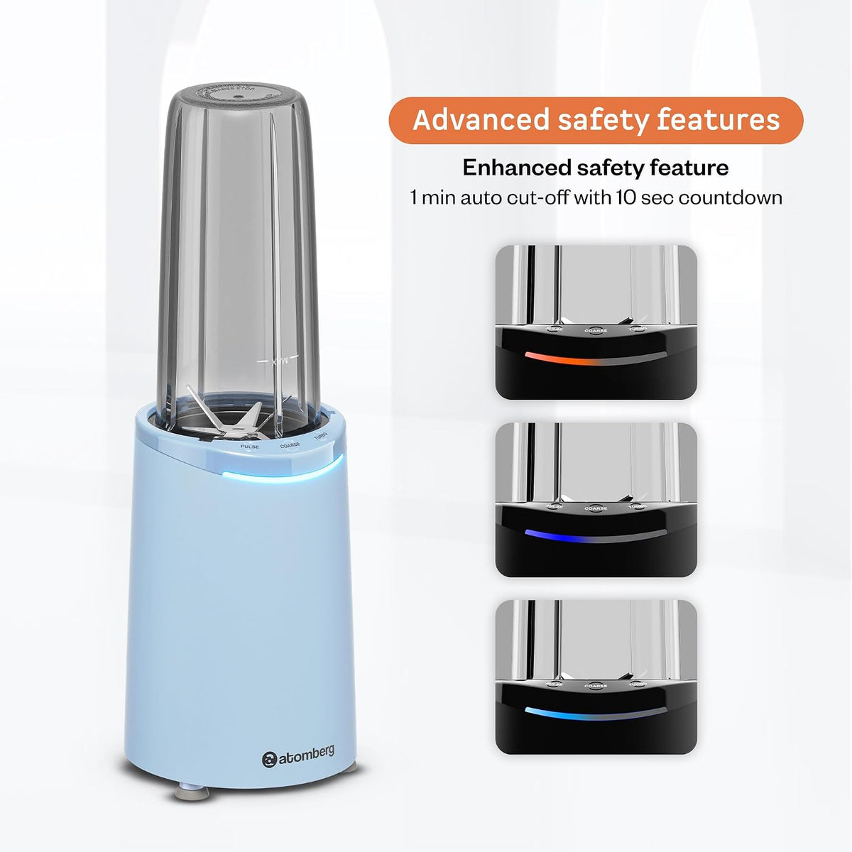 Atomberg New Launch Zephyr 4J Nutri Blender | Mixer-Grinder-Smoothie Maker
