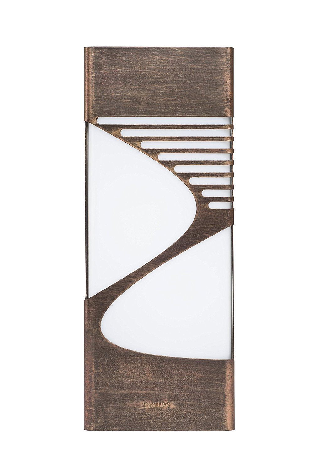 Philips LED Oriel Next Dimmable Wall Light (34142, 15W, Brown, Warm White)