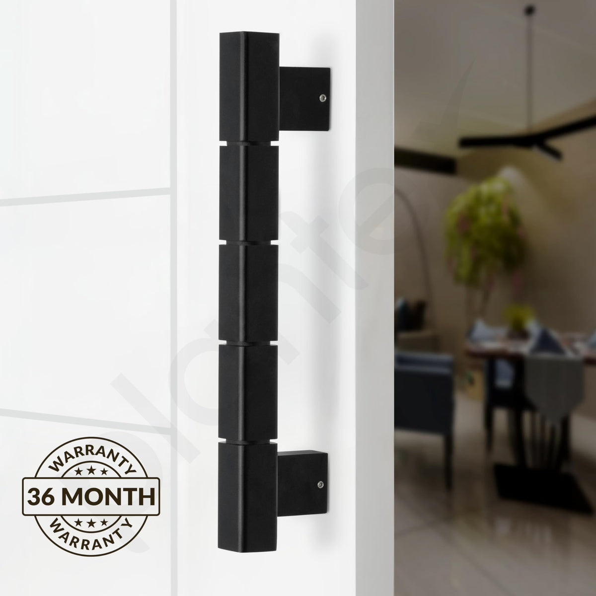 Plantex Mighty Aluminium 11 Inch Main Door Handle/Pull-Push Handle for Glass Door/3 Years Warranty - Pack of 1 (Black)-5
