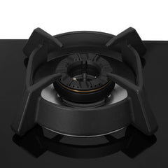 Faber 90cm 5Burner Gas Hob | Flame Failure Device | Cast Iron Pan Support | Metal Knobs | Dual Flame Burner | 8mm Toughe