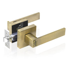 Plantex New Age Bathroom Door Locks/Key-Less Door Lock Set for Bedroom/Balcony/Office/Storeroom - Reversible Design (Brass Antique Finish, 30mm to 50mm Door Range)-1