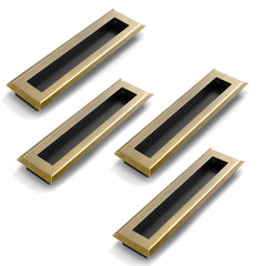 Plantex Sliding Door Handle/Concealed Handle for Sliding Door/224mm Concealed Handle for Wardrobe/Kitchen Cabinet - Pack of 4 (Brass Antique) (Model APS-DTC-3900)-1