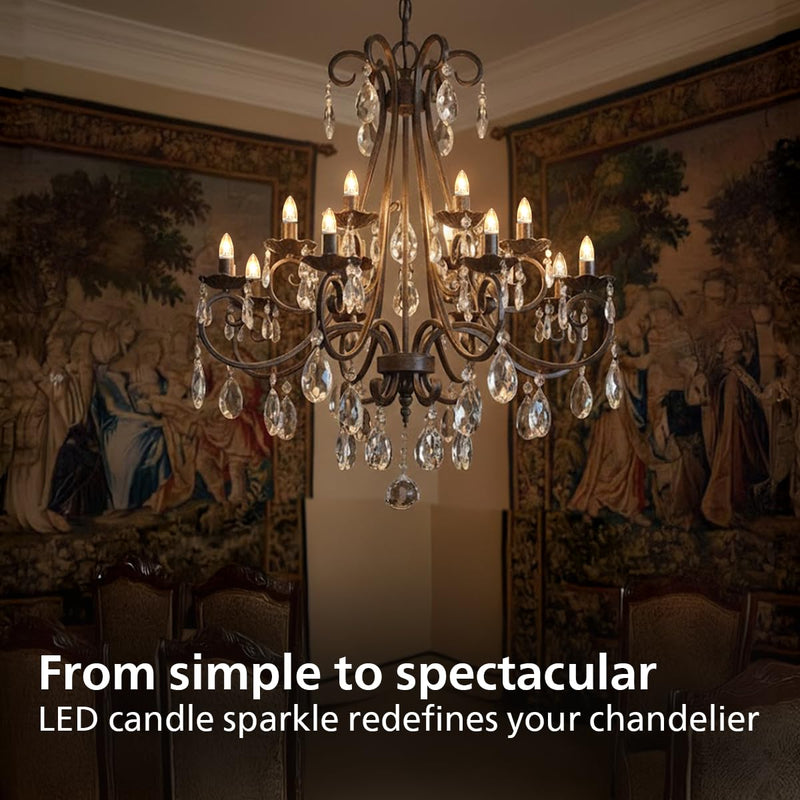 Philips 4W LED Clear Candle Bulb