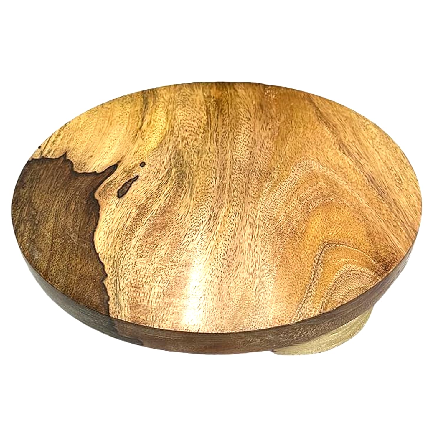 Dynore Wooden Chakla/Polpat for Making Roti/Puri/Papad- Set of 1 Wooden