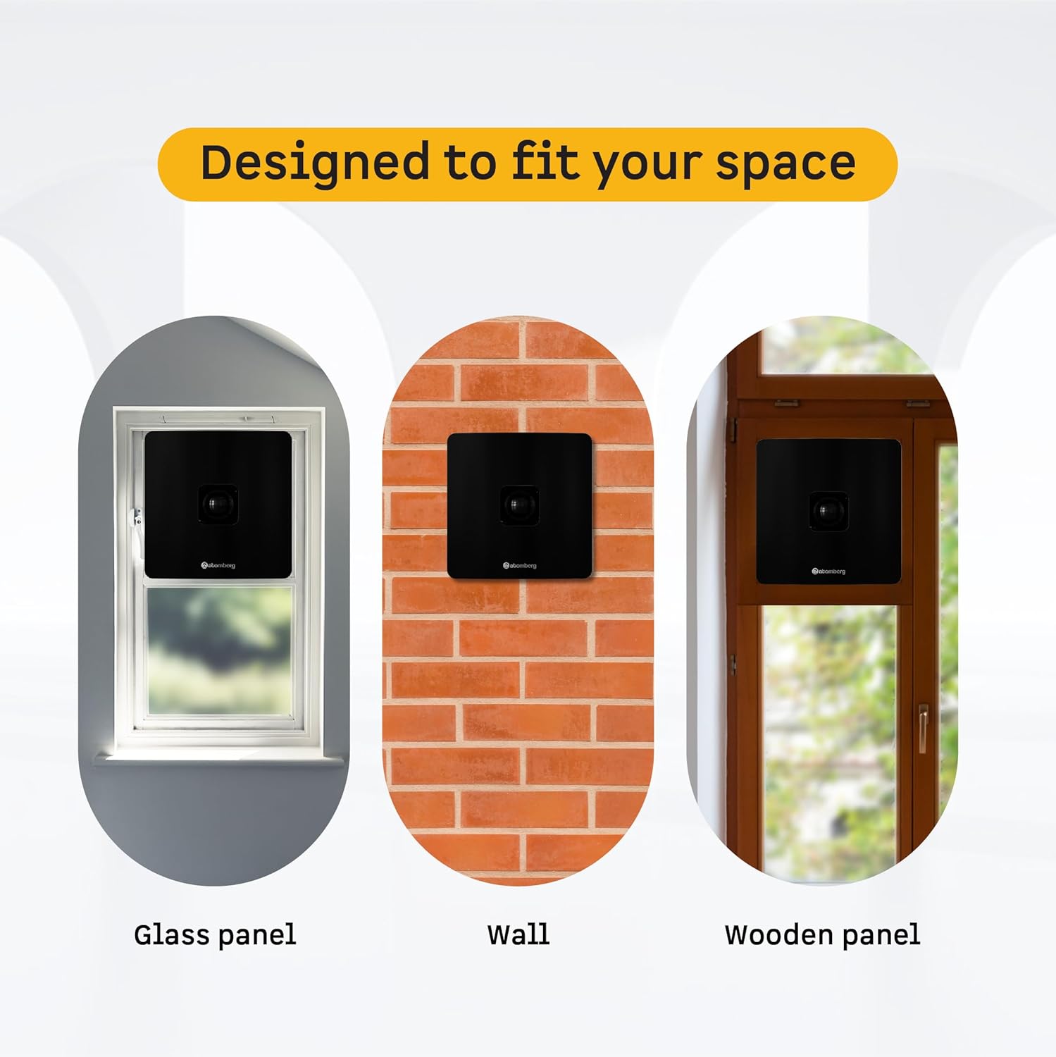 atomberg Studio+ Exhaust 6 Inches | Suitable for Bathroom, Kitchen | BLDC Motor | Easy to Clean | 2 Year Warranty (Gloss Black)