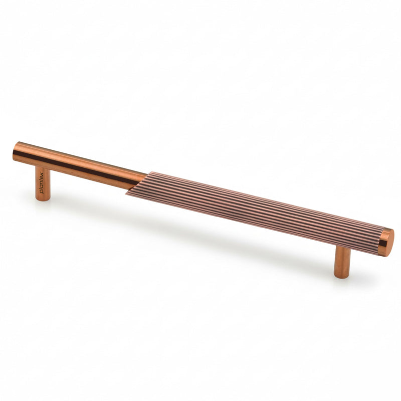 Plantex Stainless Steel & Aluminium Cabinet Handle/160mm Wardrobe Handle for Home/Cupboard Door Pull-Push Handles for Office - Pack of 1 (Rose Gold)-1