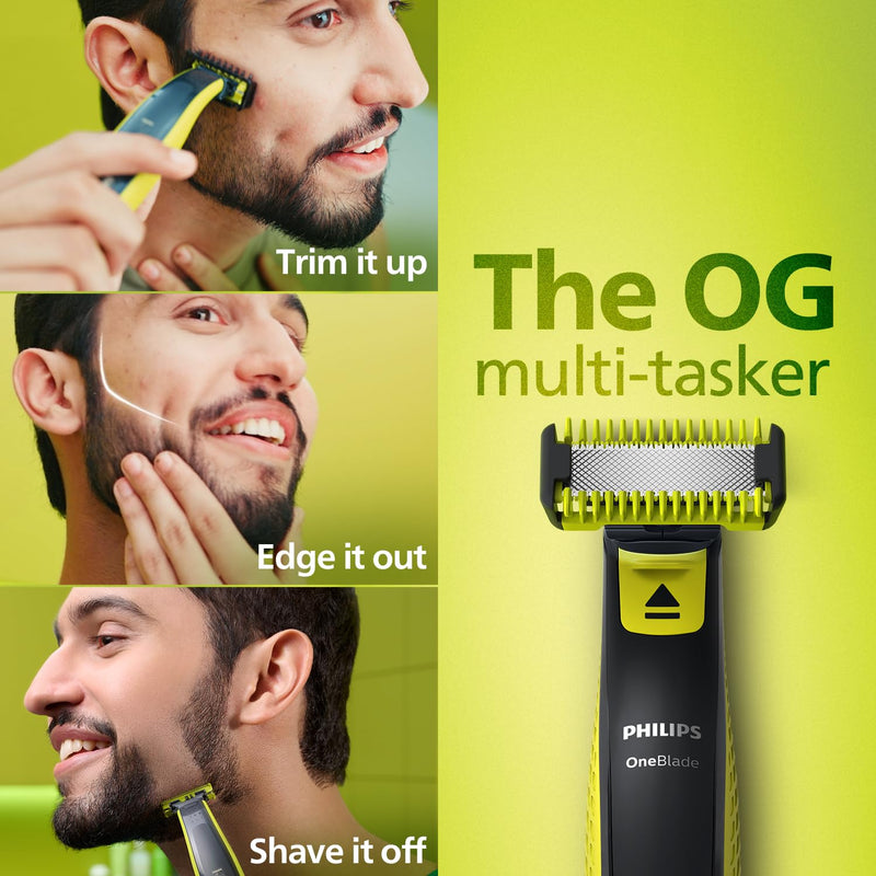 Philips OneBlade Turbo2X Face & Body Trim, Edge, Shave (QP2824/10)
