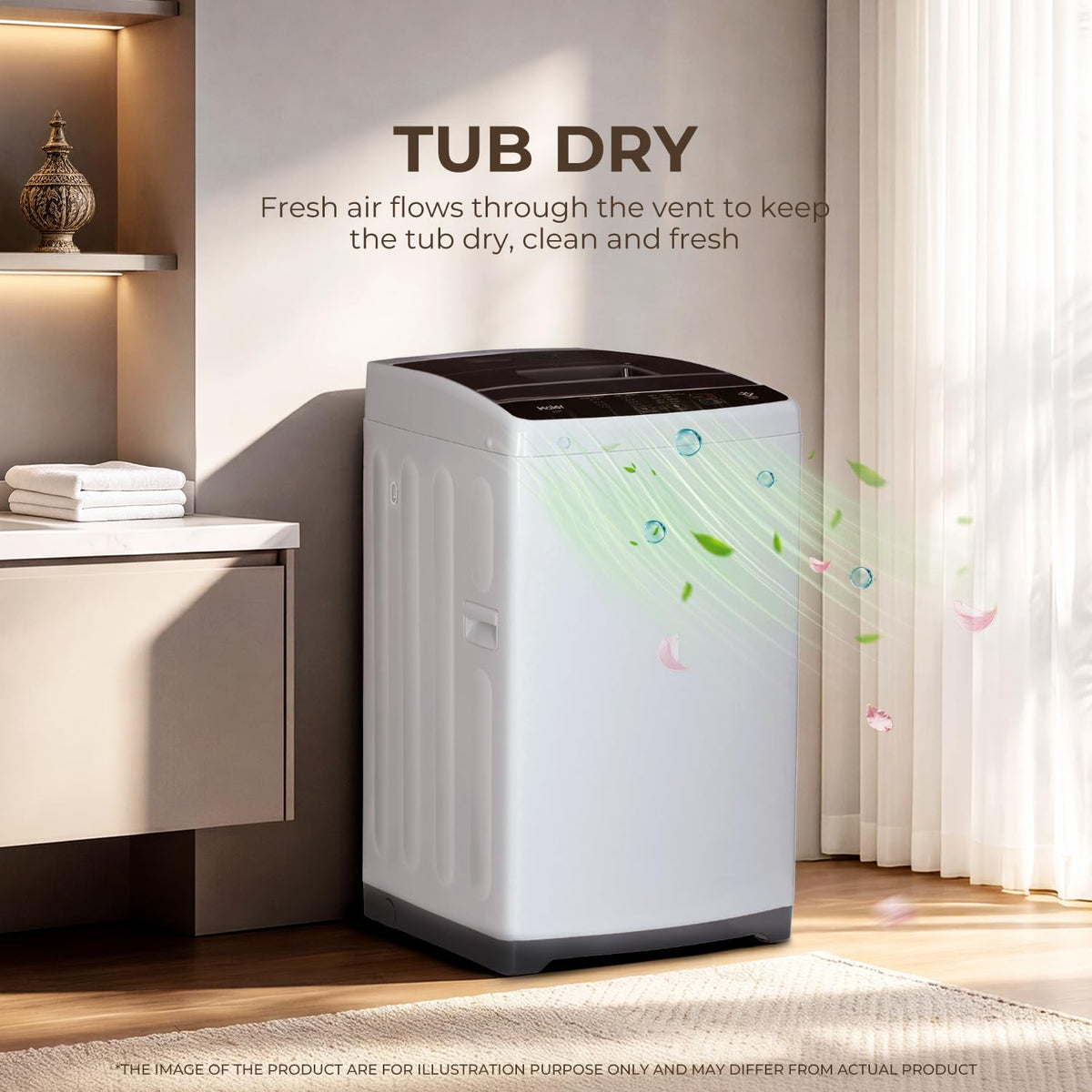Haier Smart Choice 6 kg 5 Star Oceanus Wave Drum Washing Machine Fully Automatic Top Load (HWM60-AEN, Moonlight Silver)-5
