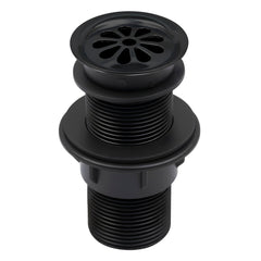 Plantex 4 Inch Waste Coupling for Washbasin/Nylon Thread Body with Brass Head Coupling/Coupling for Sink - Pack of 1 (BH-1116, Black)-1