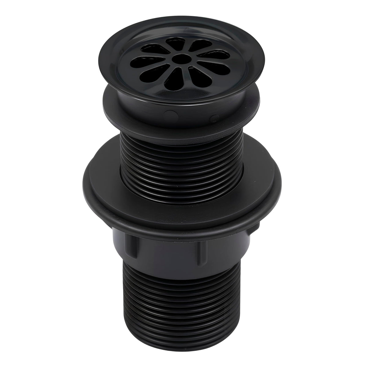 Plantex 4 Inch Waste Coupling for Washbasin/Nylon Thread Body with Brass Head Coupling/Coupling for Sink - Pack of 1 (BH-1116, Black)