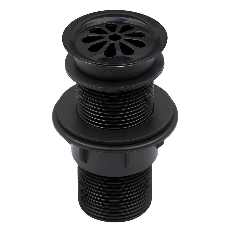 Plantex 4 Inch Waste Coupling for Washbasin/Nylon Thread Body with Brass Head Coupling/Coupling for Sink - Pack of 1 (BH-1116, Black)-1