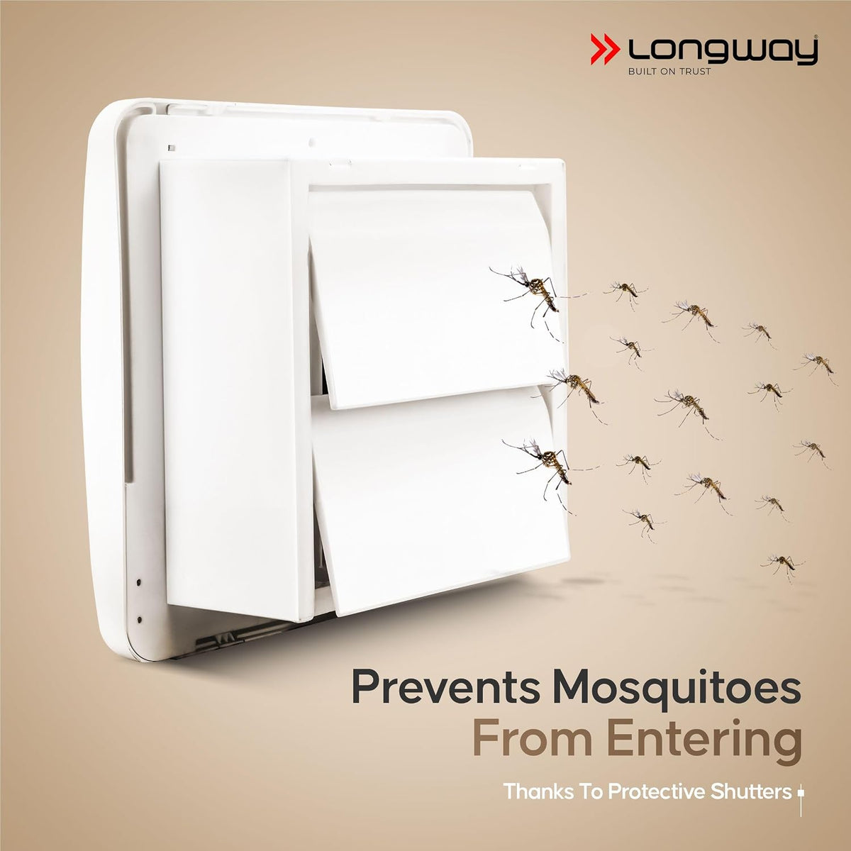 LONGWAY Ventura 8 Inch 200 mm Energy Efficient Exhaust Fan-6