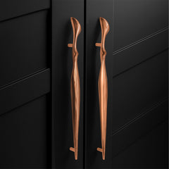 Plantex Cabinet Handle/Kitchen Cabinet Door Handle/Wardrobe/224 mm Cupboard Handle/Door Pull-Push Handle for Home/Office - Pack of 2 (Rose Gold) (Model APS-DTC-9136)-1