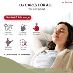 LG 1 Ton 4 Star DUAL Inverter Split AC (Copper, AI Convertible 6-in-1 Cooling, Faster Cooling & Energy Saving, 4 Way Swing, HD Filter with Anti-Virus Protection, 2026 Model, AS-Q13JNYE, White)