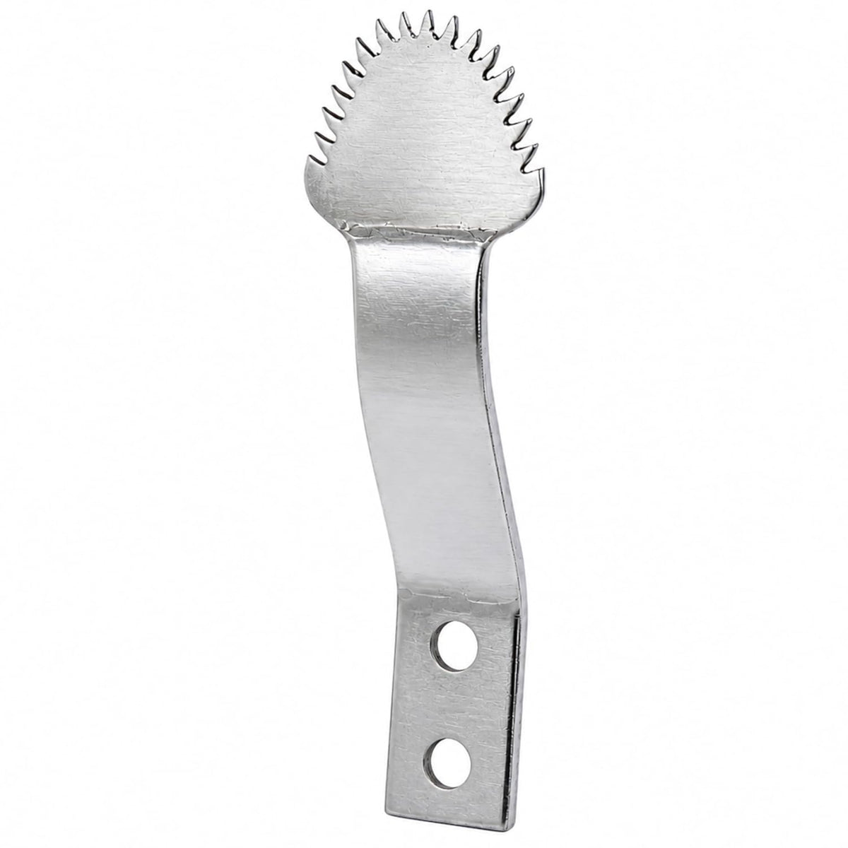 VYGA Coconut Scraper Blade, Nickel-Plated Cast Iron, 2 cm Hole Spacing