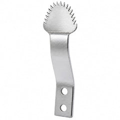 VYGA Coconut Scraper Blade, Nickel-Plated Cast Iron, 2 cm Hole Spacing