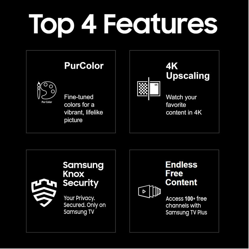Samsung 163 cm (65 inches) D Series Brighter Crystal 4K Vivid Pro Ultra HD Smart LED TV UA65DUE77AKLXL (Black) (UA65DUE77BKLXL)-6