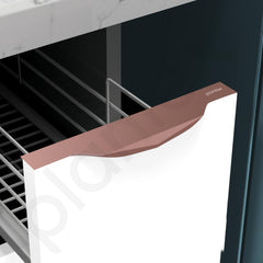 Plantex Profile Handle for Kitchen Cabinet/10 Inch Aluminium Drawer Profile Handle/Wardrobe Pull Handle for Home/Office/Hotel - Pack of 3 (Rose Gold) (Model APS-PF-1002)-5