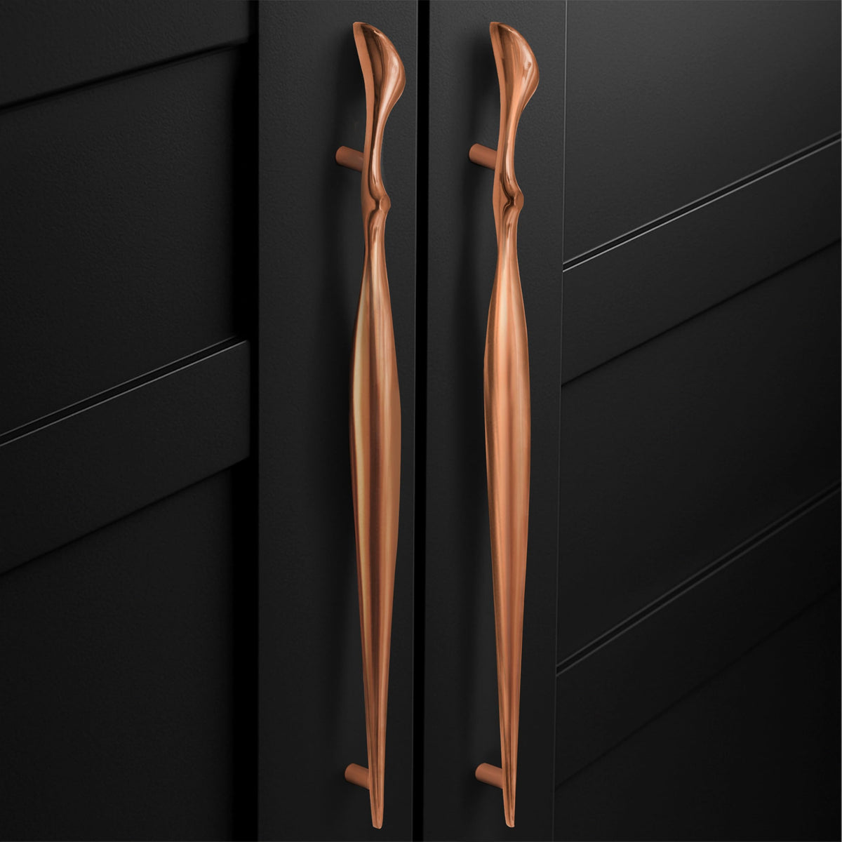 Plantex Cabinet Handle/Kitchen Cabinet Door Handle/Wardrobe/288 mm Cupboard Handle/Door Pull-Push Handle for Home/Office - Pack of 2 (Rose Gold) (Model APS-DTC-9136)-1