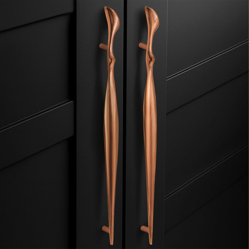 Plantex Cabinet Handle/Kitchen Cabinet Door Handle/Wardrobe/288 mm Cupboard Handle/Door Pull-Push Handle for Home/Office - Pack of 2 (Rose Gold) (Model APS-DTC-9136)-1