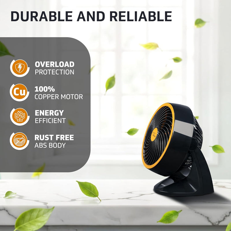 V-Guard Spinny Pro 180 mm Table & Wall Fan-5
