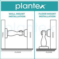Plantex Magnetic Door Stopper/Door Magnet Stopper/Door Stopper for Main Door/Stops for Doors (4 Inch,Silver Matt)-4