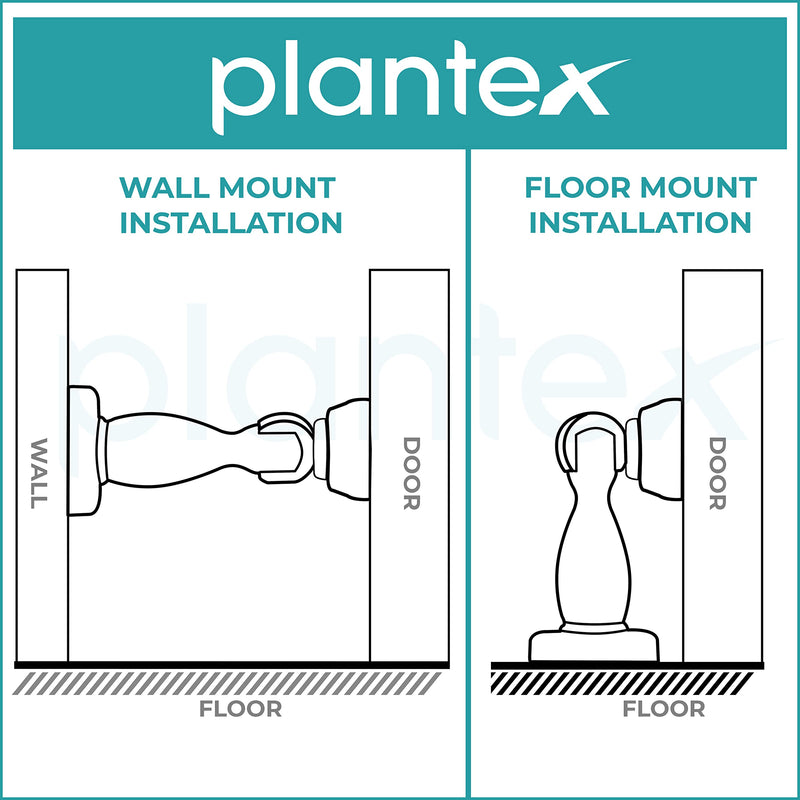 Plantex Magnetic Door Stopper/Door Magnet Stopper/Door Stopper for Main Door/Stops for Doors (4 Inch,Silver Matt)-4