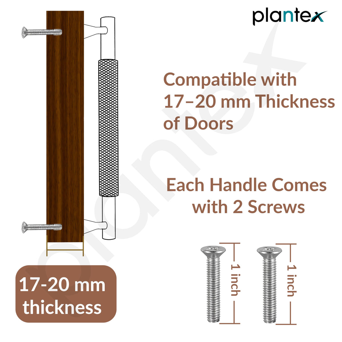 Plantex Cabinet Handle/Kitchen Cabinet Door Handle/Wardrobe/160 mm Cupboard Handle/Door Pull-Push Handle for Home/Office - Pack of 2 (Rose Gold) (Model APS-DTC-3910)-5