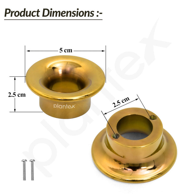 Plantex Knobs for Drawer/Drawer Knobs/Round Knobs for Cabinets/Pull-Push Knob for Home/Office Cabinet- Pack of 4 (Gold)-6