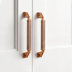 Plantex Aluminium Cabinet Handle/160mm Wardrobe Handle for Home/Cupboard Door Pull-Push Handles for Office - Pack of 2 (Rose Gold)-1