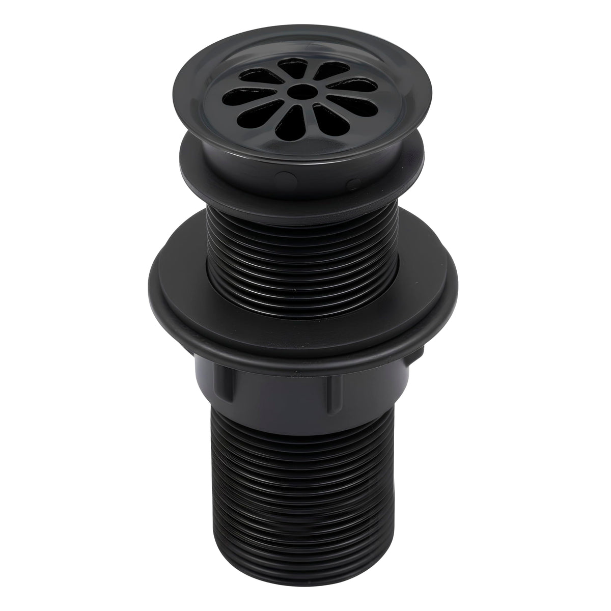 Plantex Brass with Nylon 6 inch Full Thread Waste Coupling for Wash Basin/Coupling for Sink - Pack of 1 (BH-1116, Black)