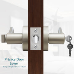 Plantex Premium Door Lock for Home/Mortise Lock for Door/Main Door Lock with 3 Key - (Satin)-6