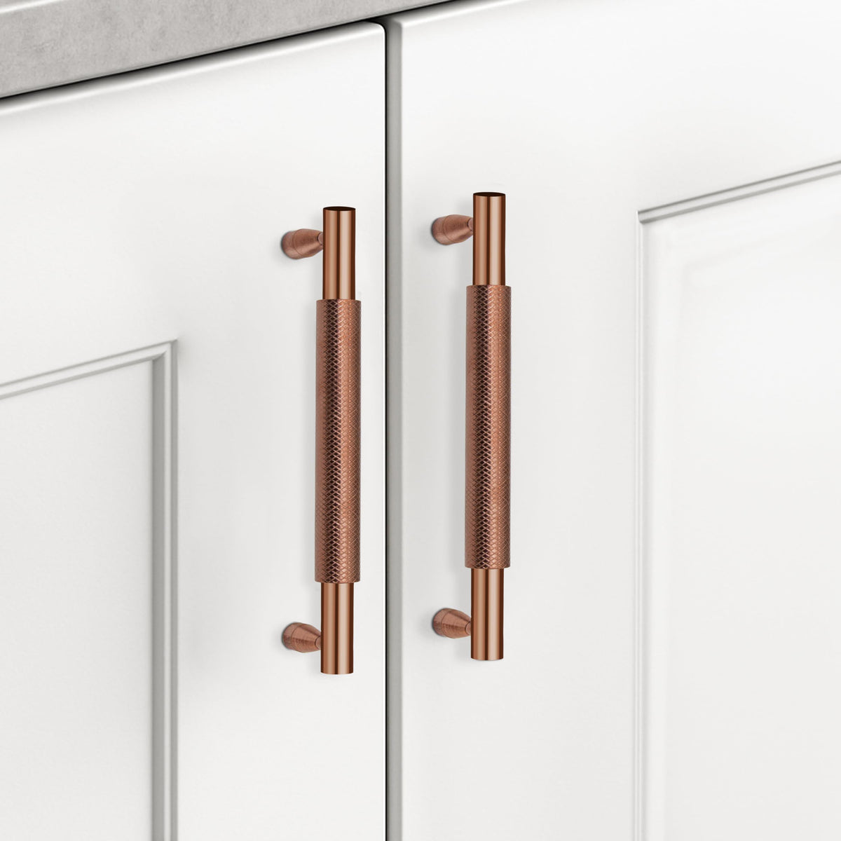 Plantex Cabinet Handle/Kitchen Cabinet Door Handle/Wardrobe/160 mm Cupboard Handle/Door Pull-Push Handle for Home/Office - Pack of 2 (Rose Gold) (Model APS-DTC-3910)-1