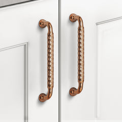 Plantex Cabinet Handle/Kitchen Cabinet Door Handle/Wardrobe/160 mm Cupboard Handle/Door Pull-Push Handle for Home/Office - Pack of 2 (Rose Gold) (Model APS-DTC-3710)-1