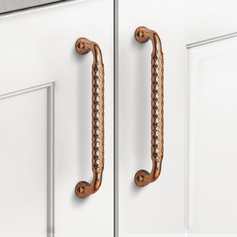 Plantex Cabinet Handle/Kitchen Cabinet Door Handle/Wardrobe/160 mm Cupboard Handle/Door Pull-Push Handle for Home/Office - Pack of 2 (Rose Gold) (Model APS-DTC-3710)-1