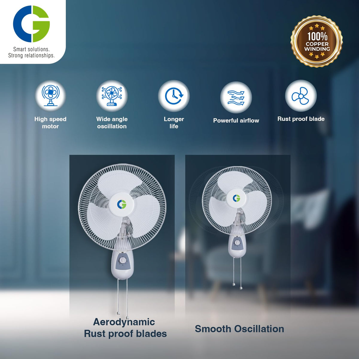 CG VHEG Wall Fan 400mm-3