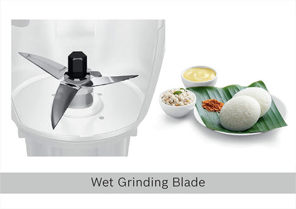 Bosch Bold 750W Mixer Grinder with 4 Jars, White