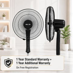 iBELL WINDP10 400 mm 5 Blade Pedestal Fan with Remote-2