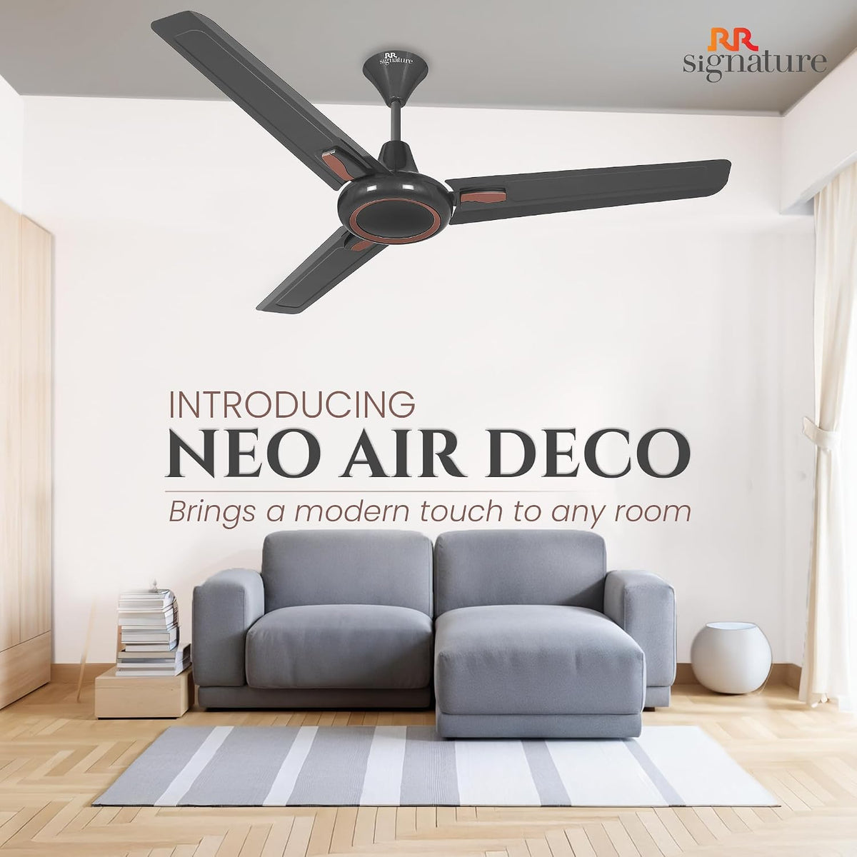 RR Signature Neoair Deco Ceiling Fan 1200 Mm [venetian Grey]-3