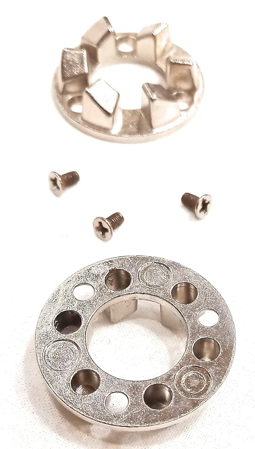 Coupler Combo: Motor Coupler + Jar Coupler + Aluminium Teeth (1+1+1) | Compatible with Sujata Mixer Grinder