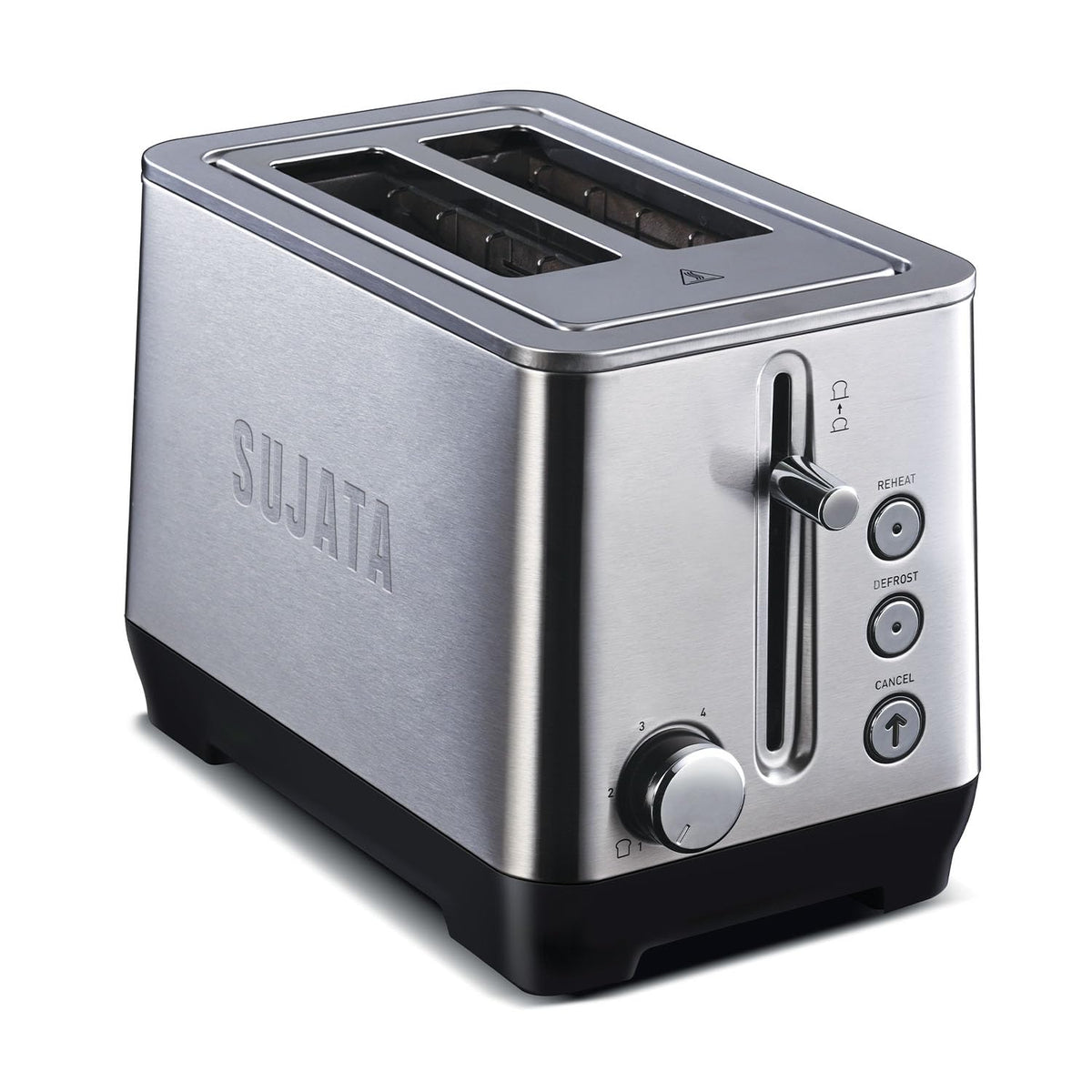 Sujata Pop-up Toaster | Stainless Steel, 7 Heating Modes, Cool Touch, Reheat & Defrost - PT11 - 2 Slice, 900W